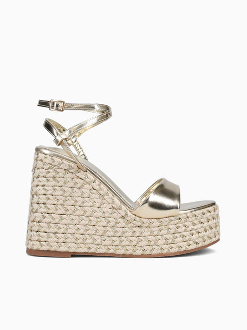 Catie Gold Metallic Gold / 5 / M