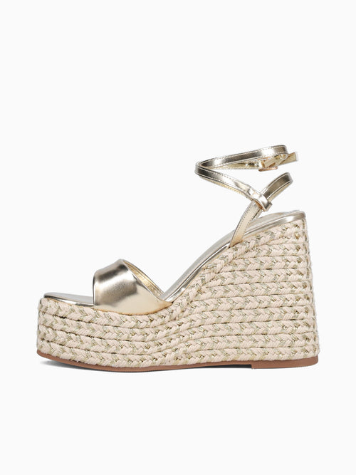Catie Gold Metallic Gold / 5 / M