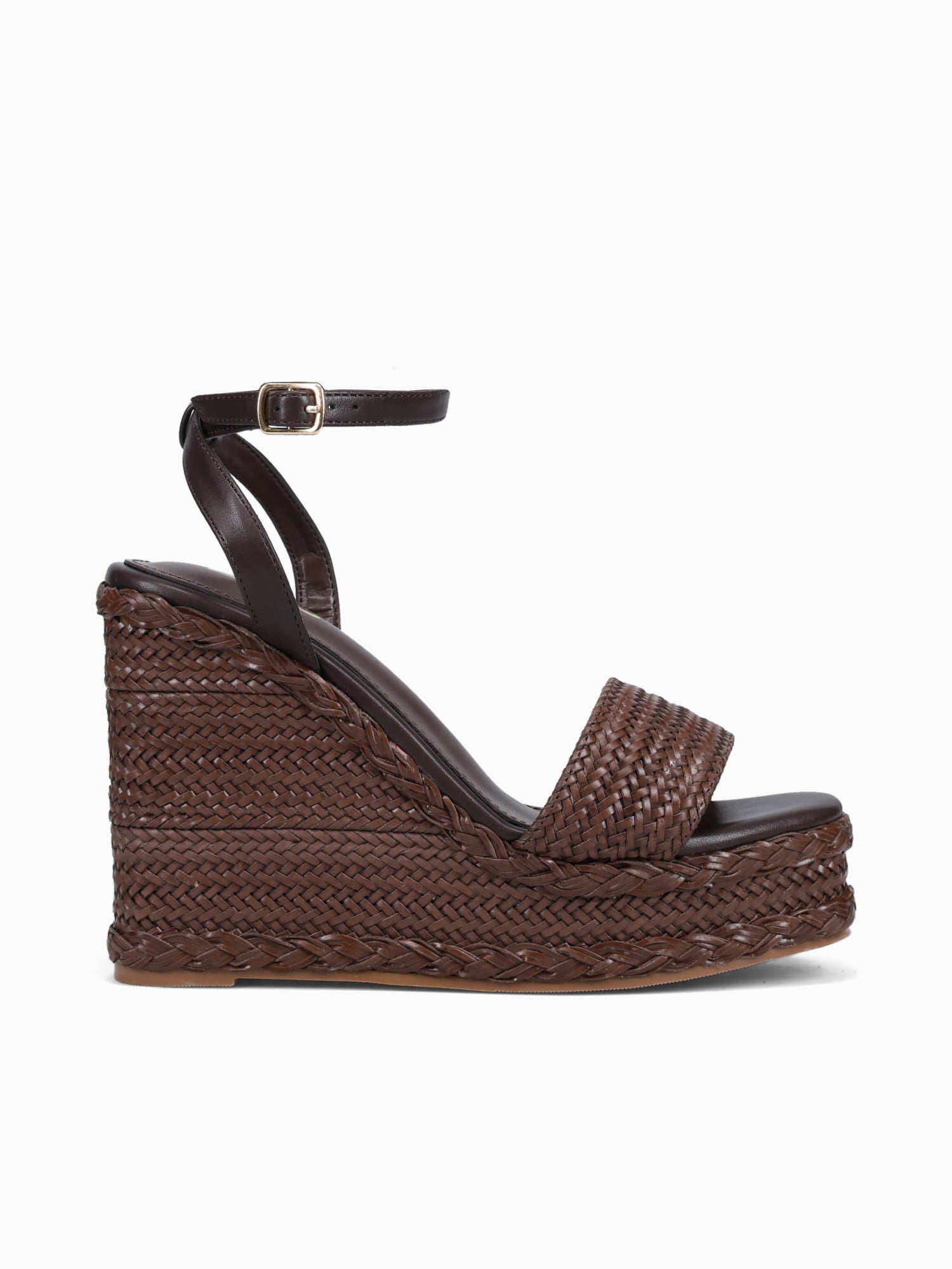 Katherine Coffee Raffia Brown / 5 / M