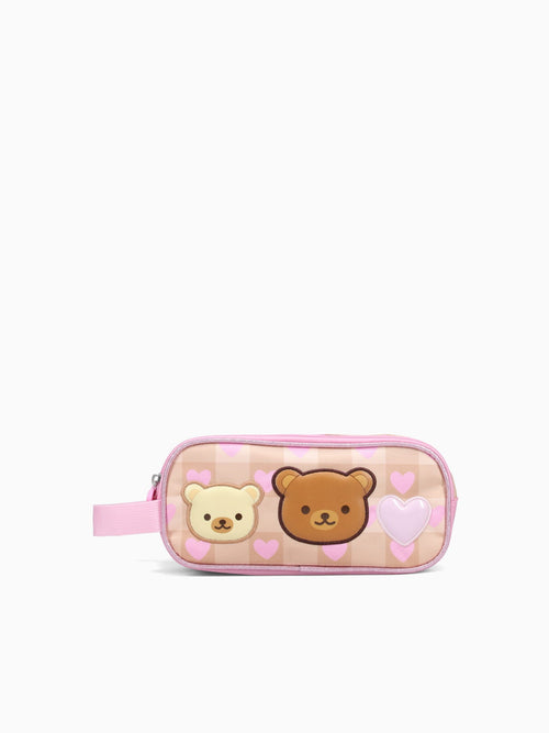 Bear Pencil Case Beige Beige