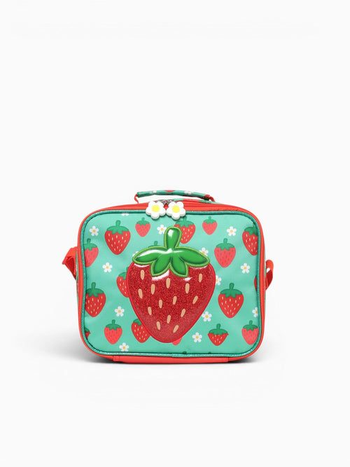 Strawberry Lunch Bag Green Green