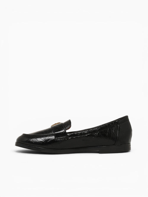 Gracie Black Patent Crinkle Black / 5 / M