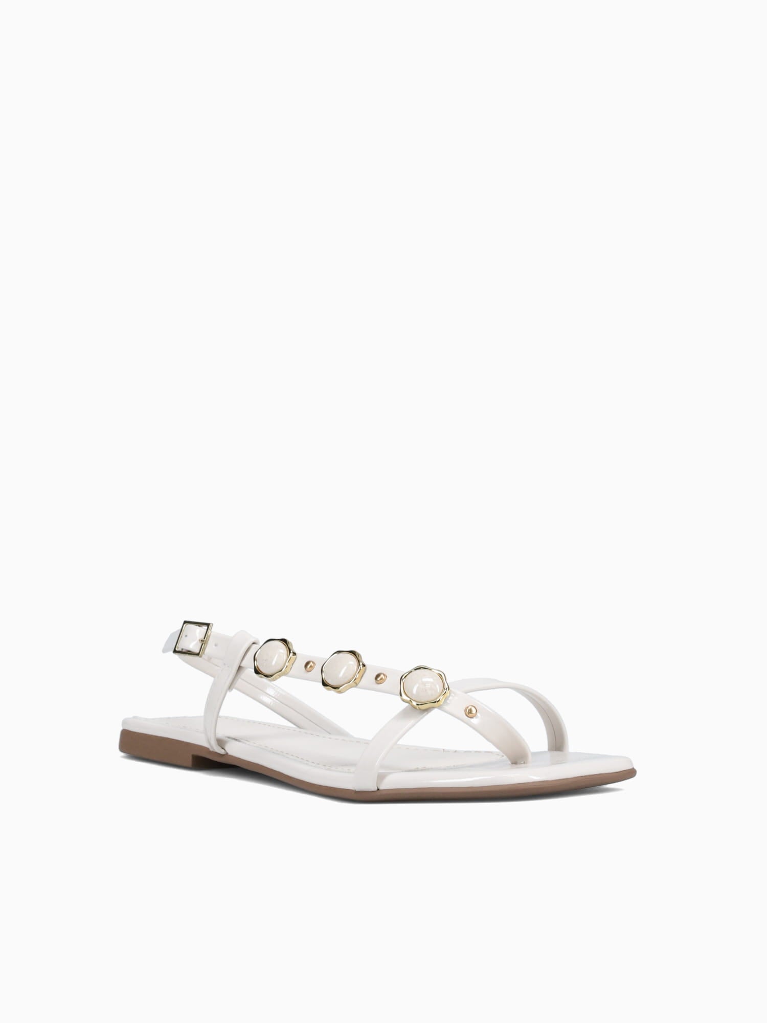 Pomelo Off White Verniz Off White / 5 / M