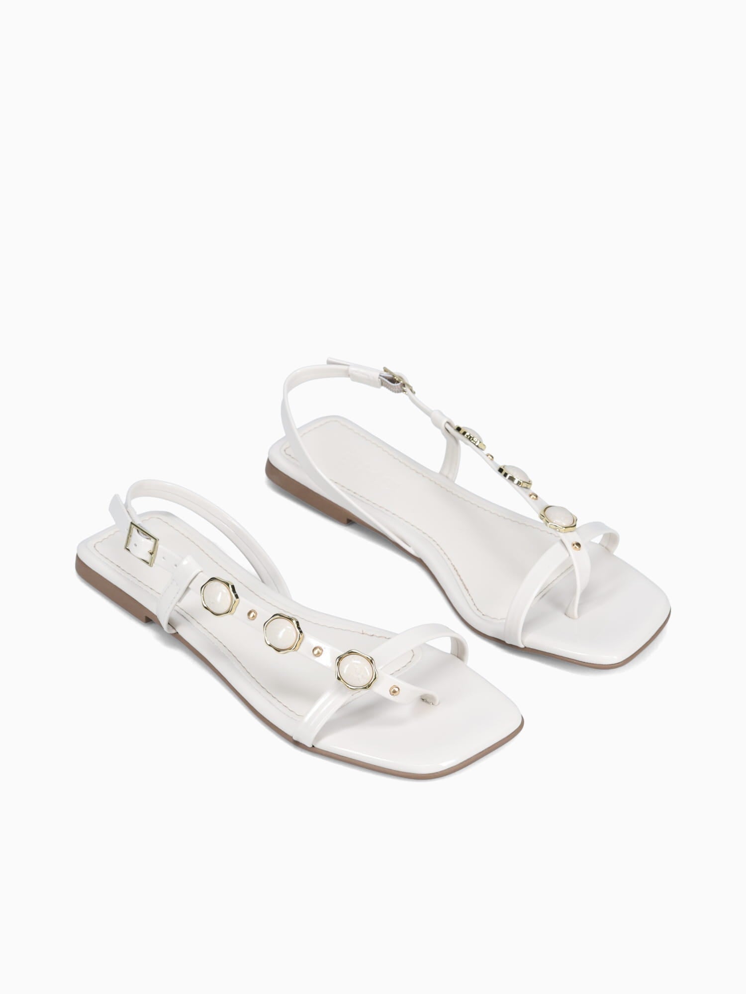 Pomelo Off White Verniz Off White / 5 / M