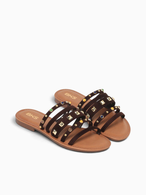 Esmeralda Coffee Textile Brown / 5 / M