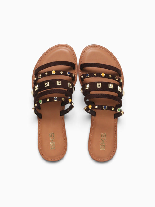 Esmeralda Coffee Textile Brown / 5 / M