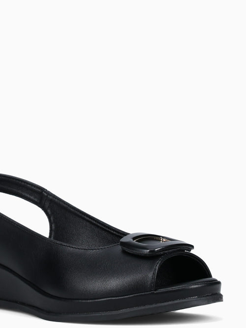Estelle Black Smooth Black / 5 / M