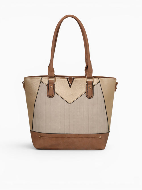 Kiara Tote Beige Multi Beige
