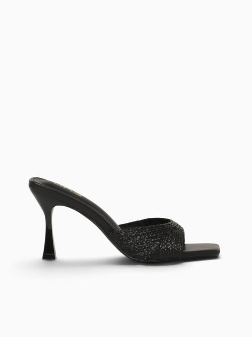 Alma Black Raffia Black / 5 / M