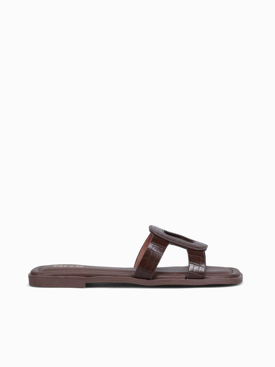 Imani Brown Croco Brown / 5 / M