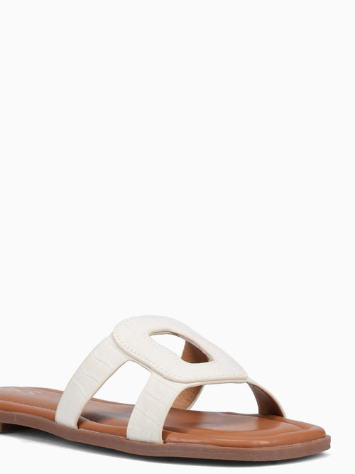 Imani Off White Croco Off White / 5 / M
