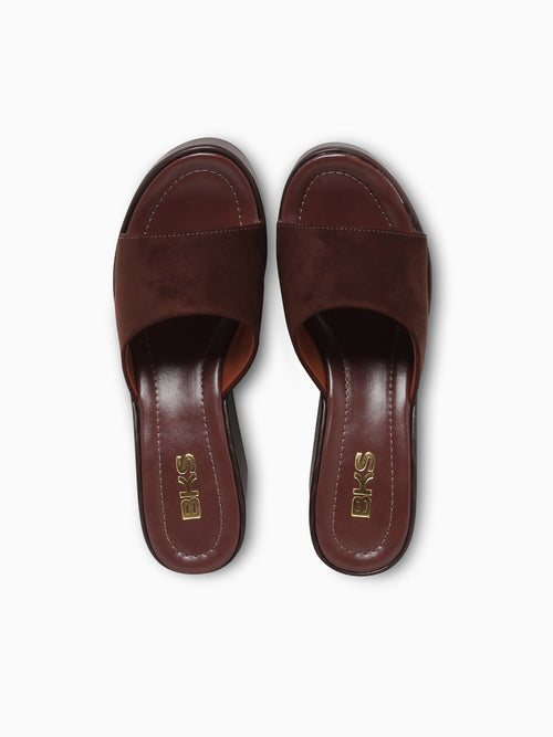 Billie Chocolate Suede Brown / 5 / M