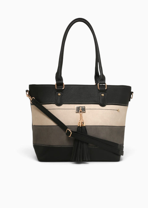 Isabella Tote Black Multi Black Multi