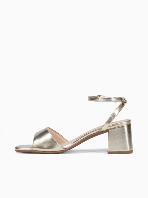 Celie Gold Metallic Black / 5 / M