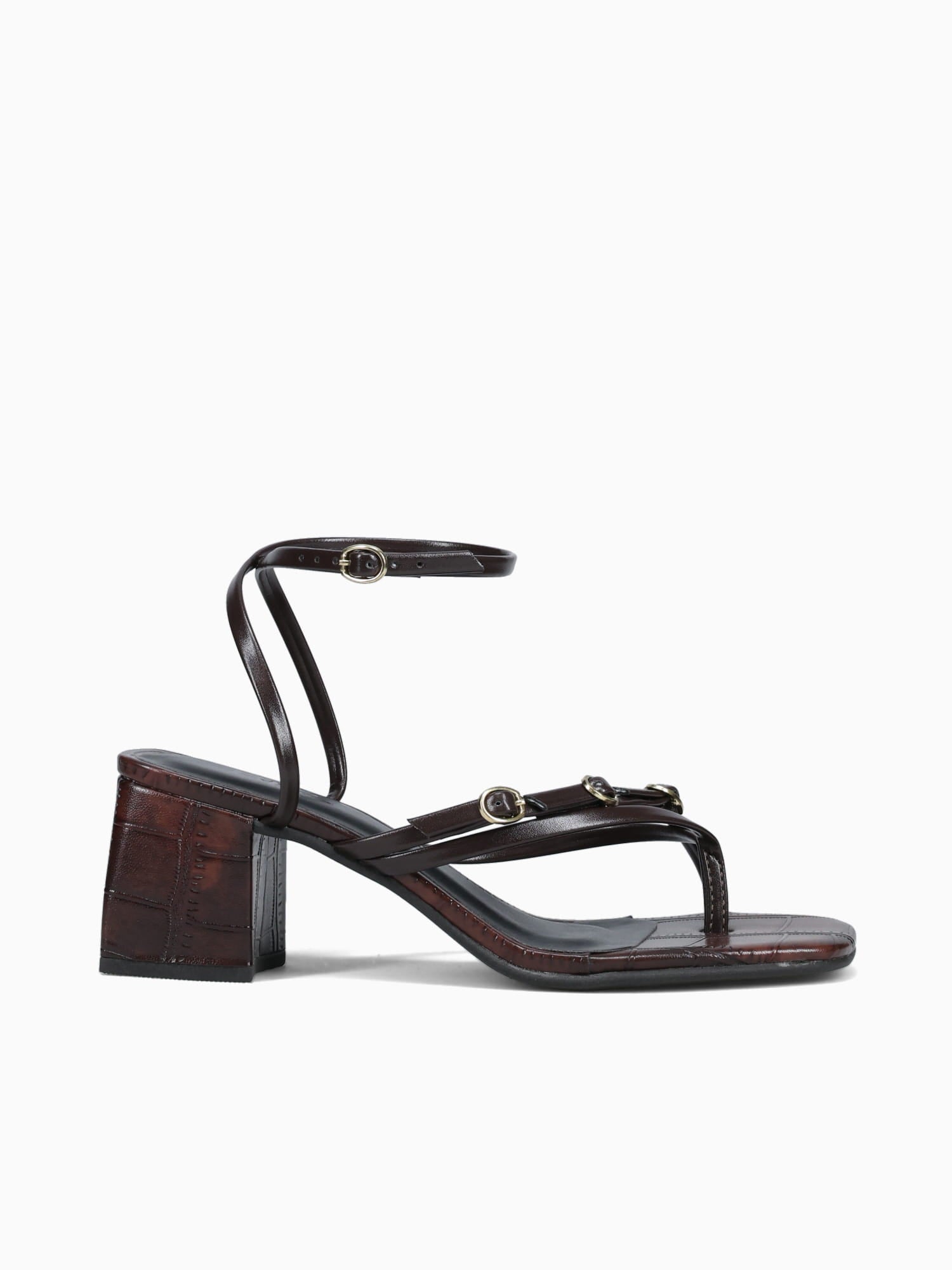 Cassie Marrom Croco Brown / 5 / M