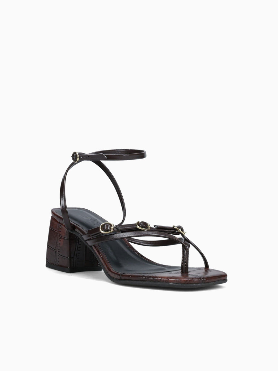 Cassie Marrom Croco Brown / 5 / M