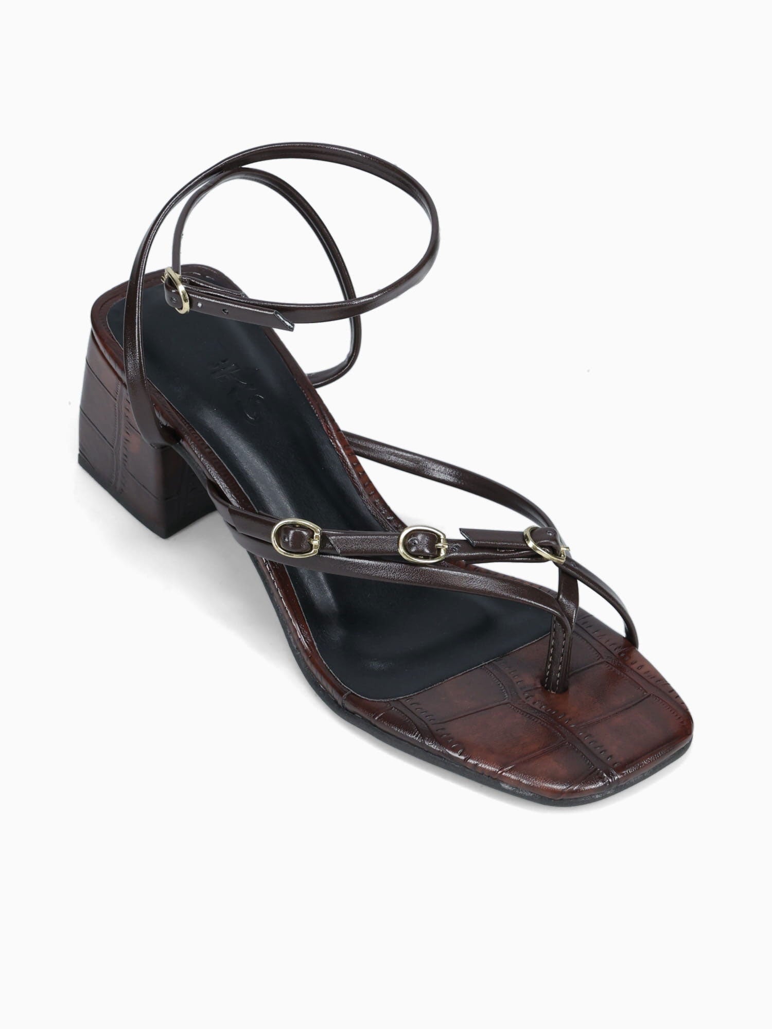 Cassie Marrom Croco Brown / 5 / M