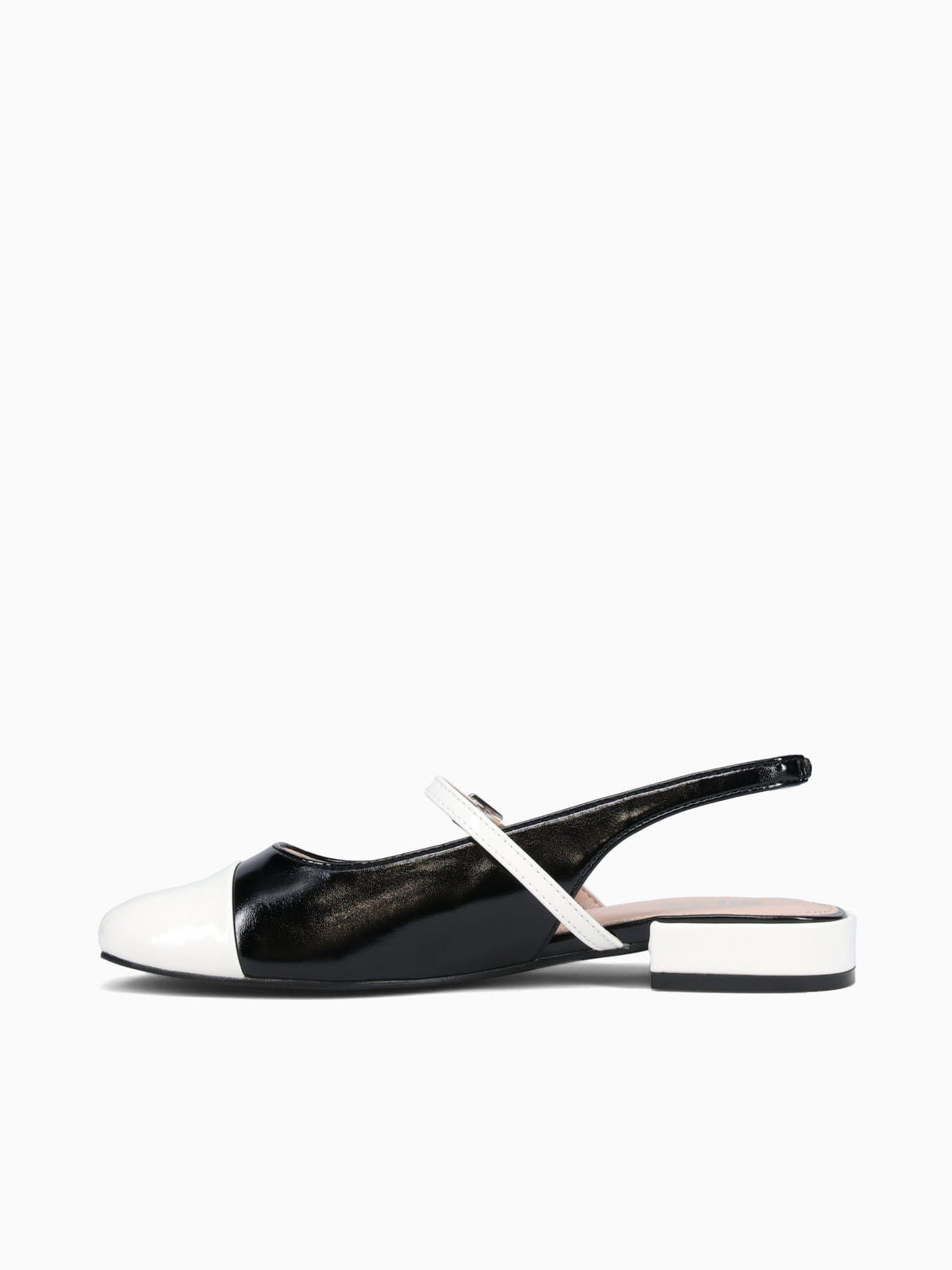 Grace White Black Patent White / 5 / M
