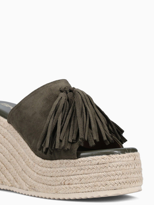 Dakota Green Suede Green / 5 / M