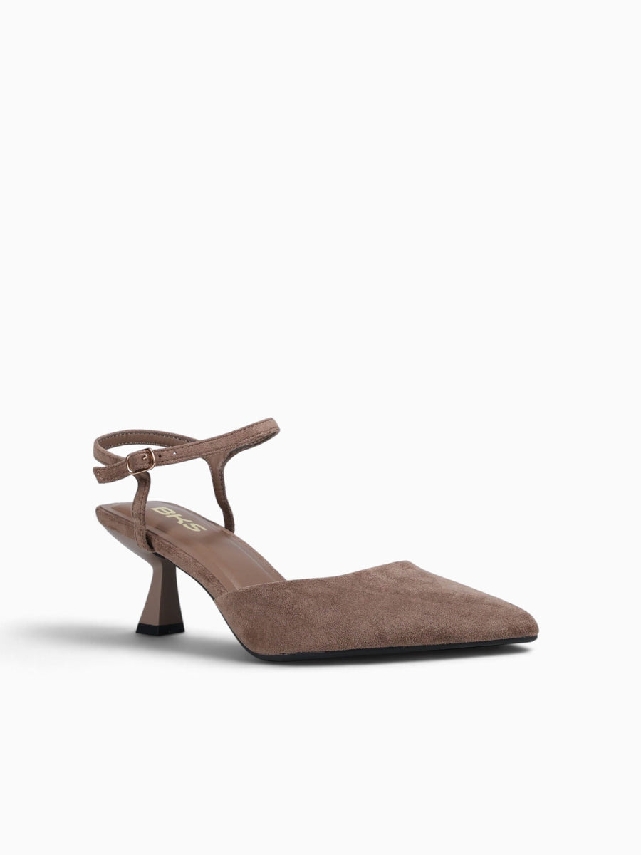 Lara Khaki Suede Brown / 5 / M