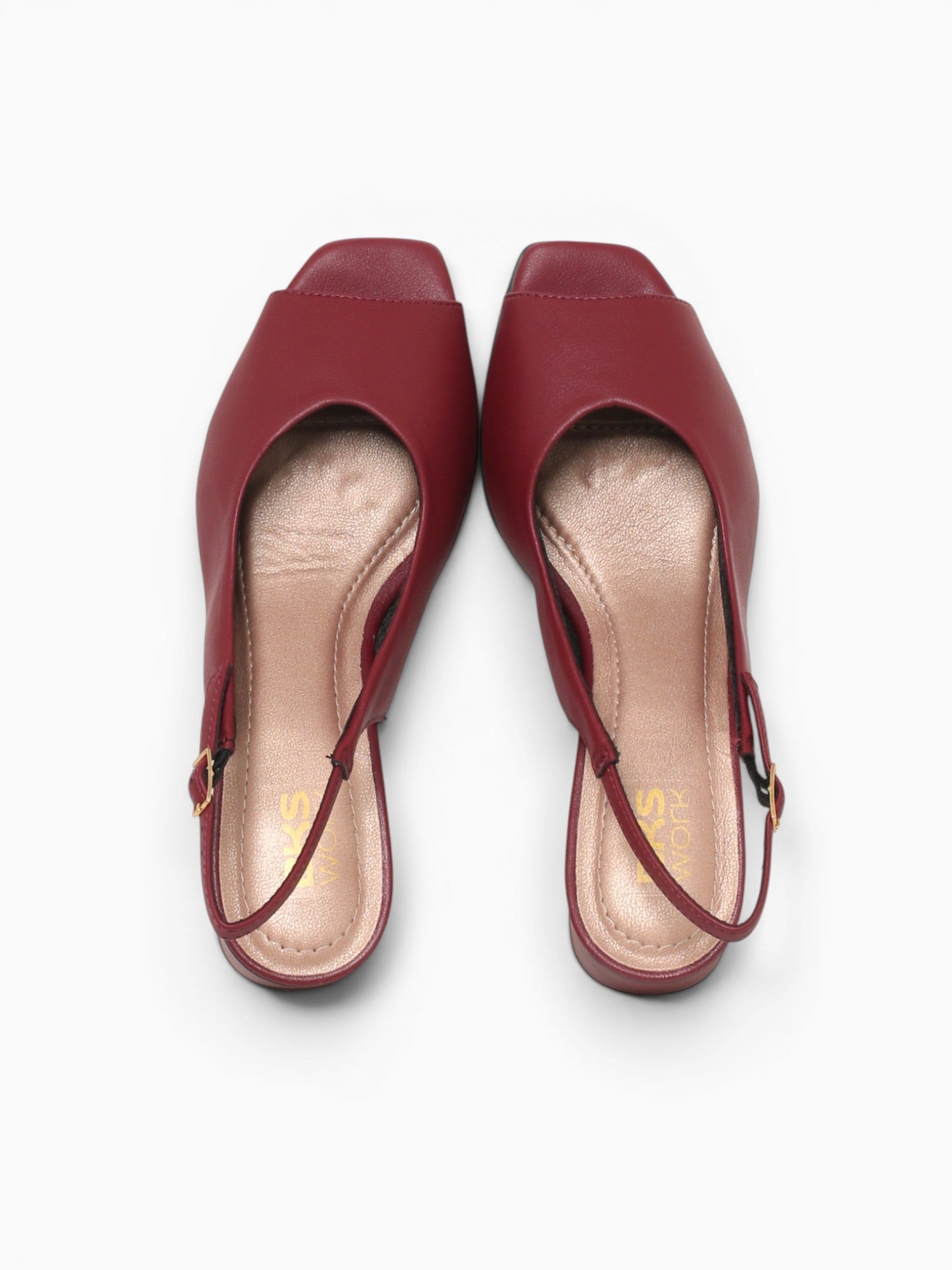 Solana Burgundy Napa Stretch Beige / 5 / M