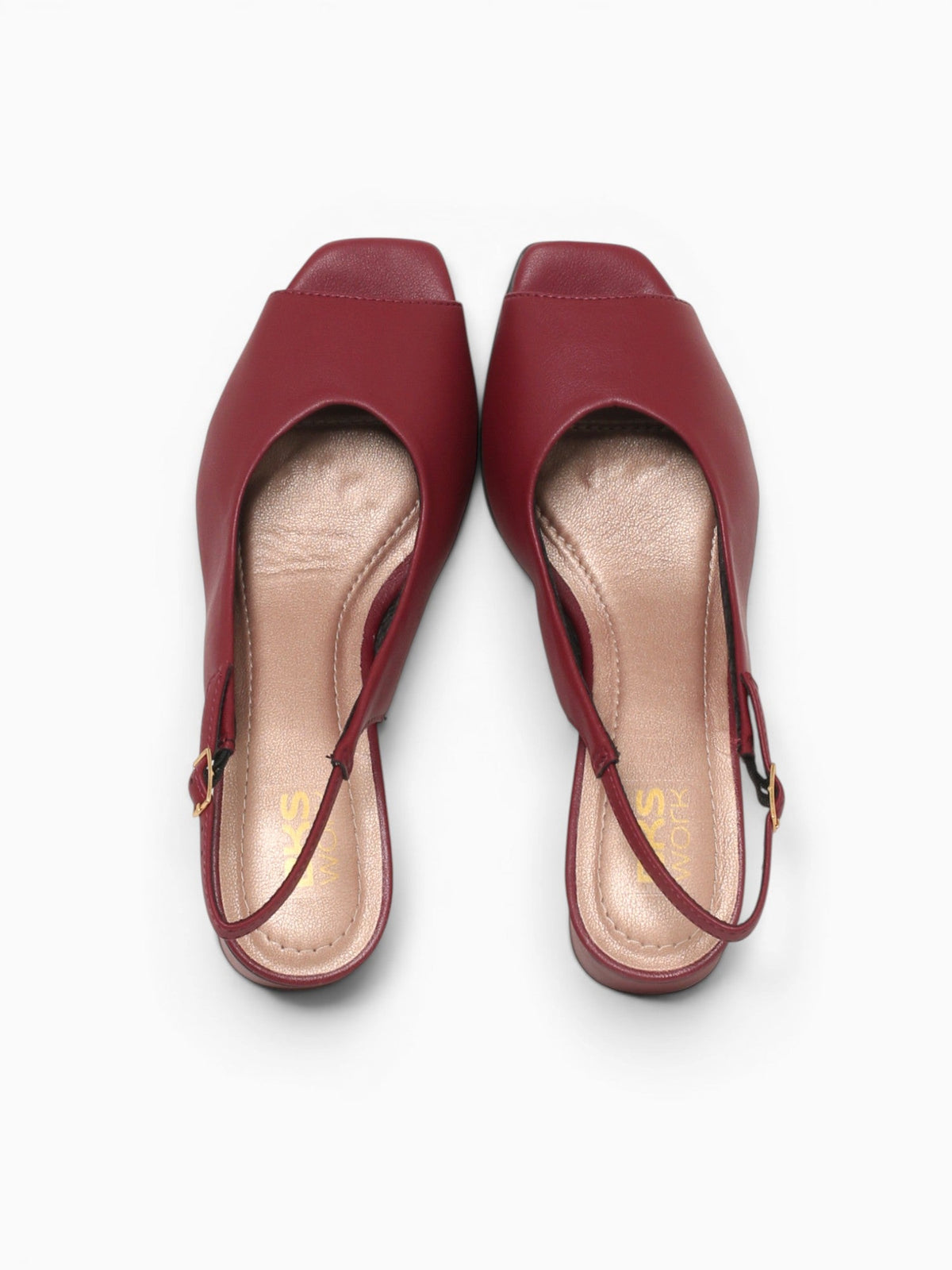 Solana Burgundy Napa Stretch Beige / 5 / M