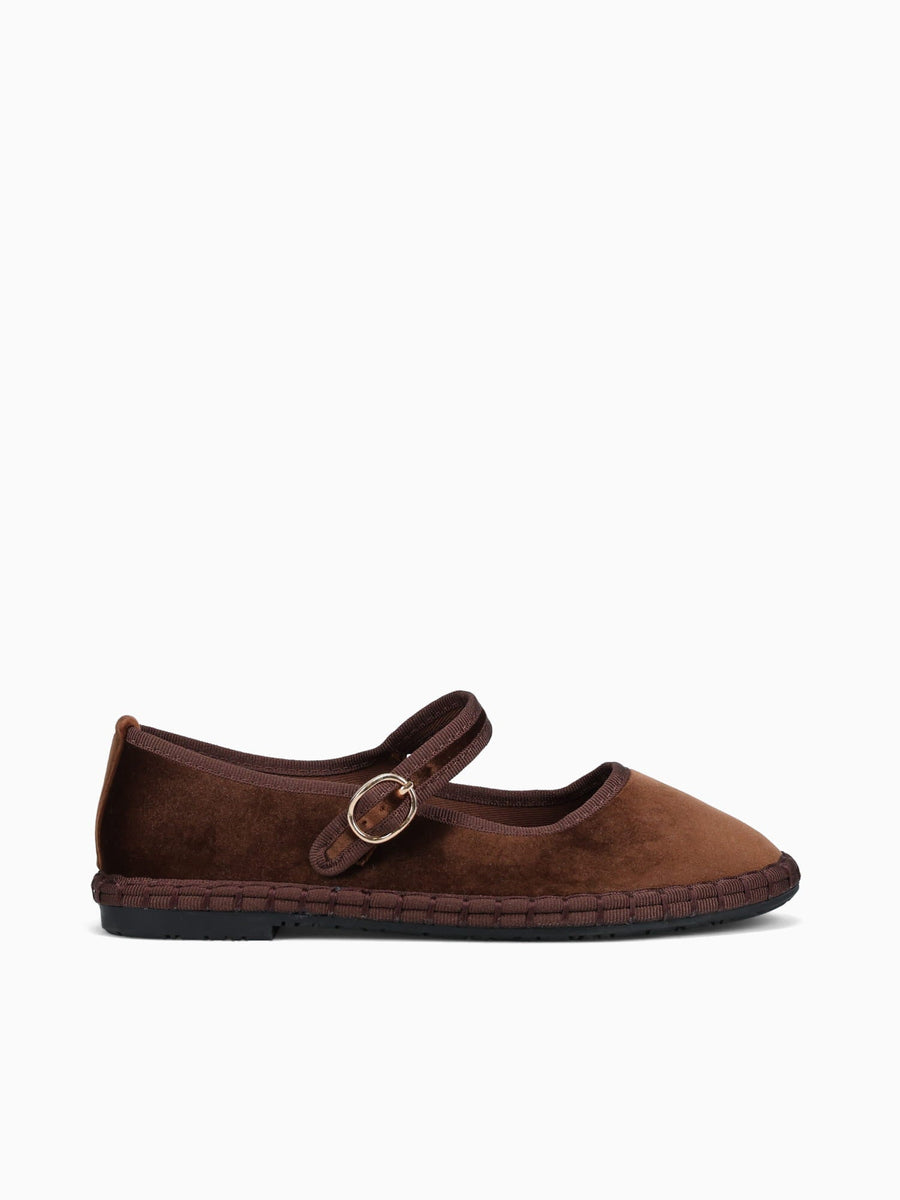 Flavia Chocolate Velvet Brown / 5 / M