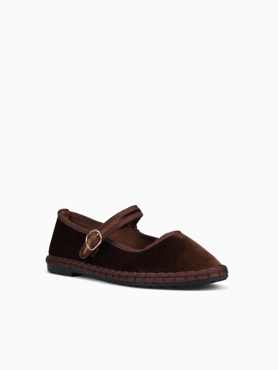 Flavia Chocolate Velvet Brown / 5 / M