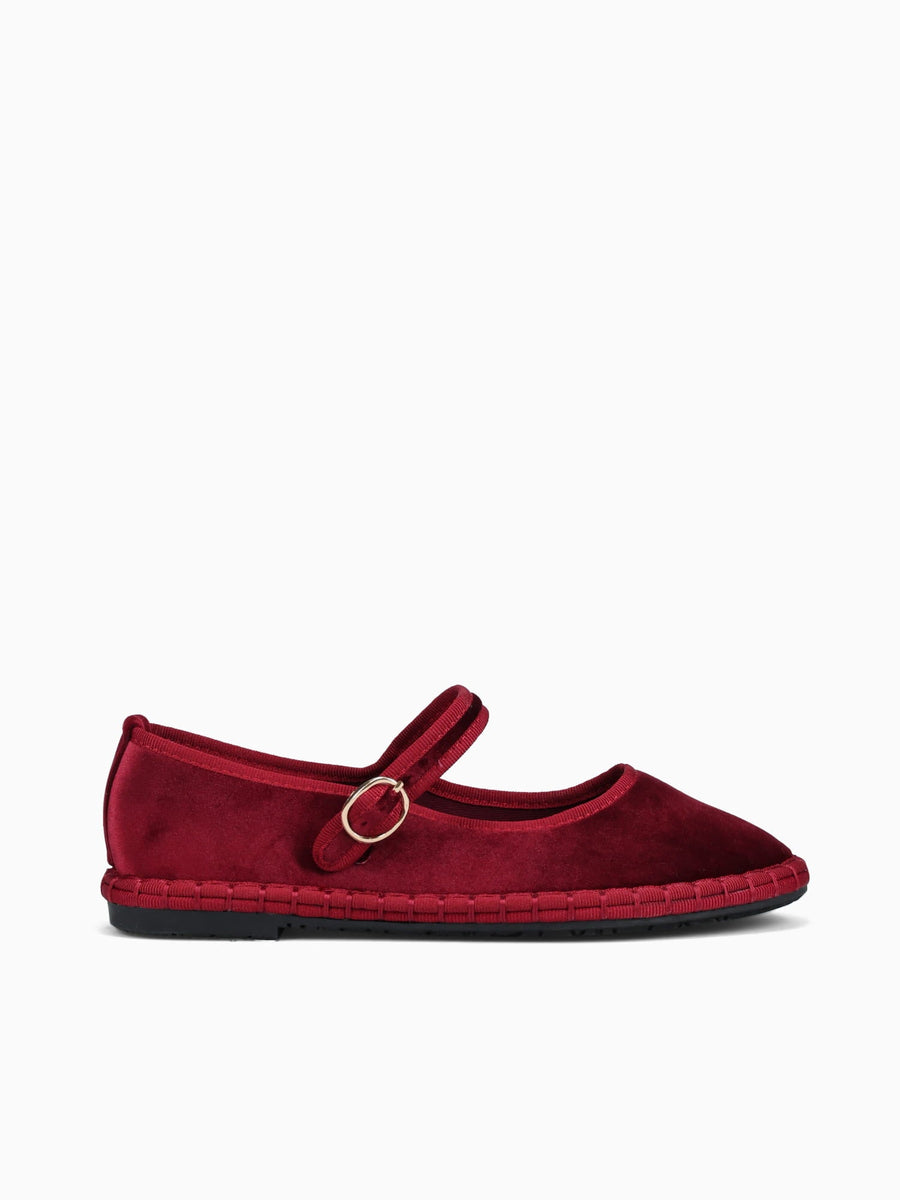 Flavia Red Velvet Red / 5 / M