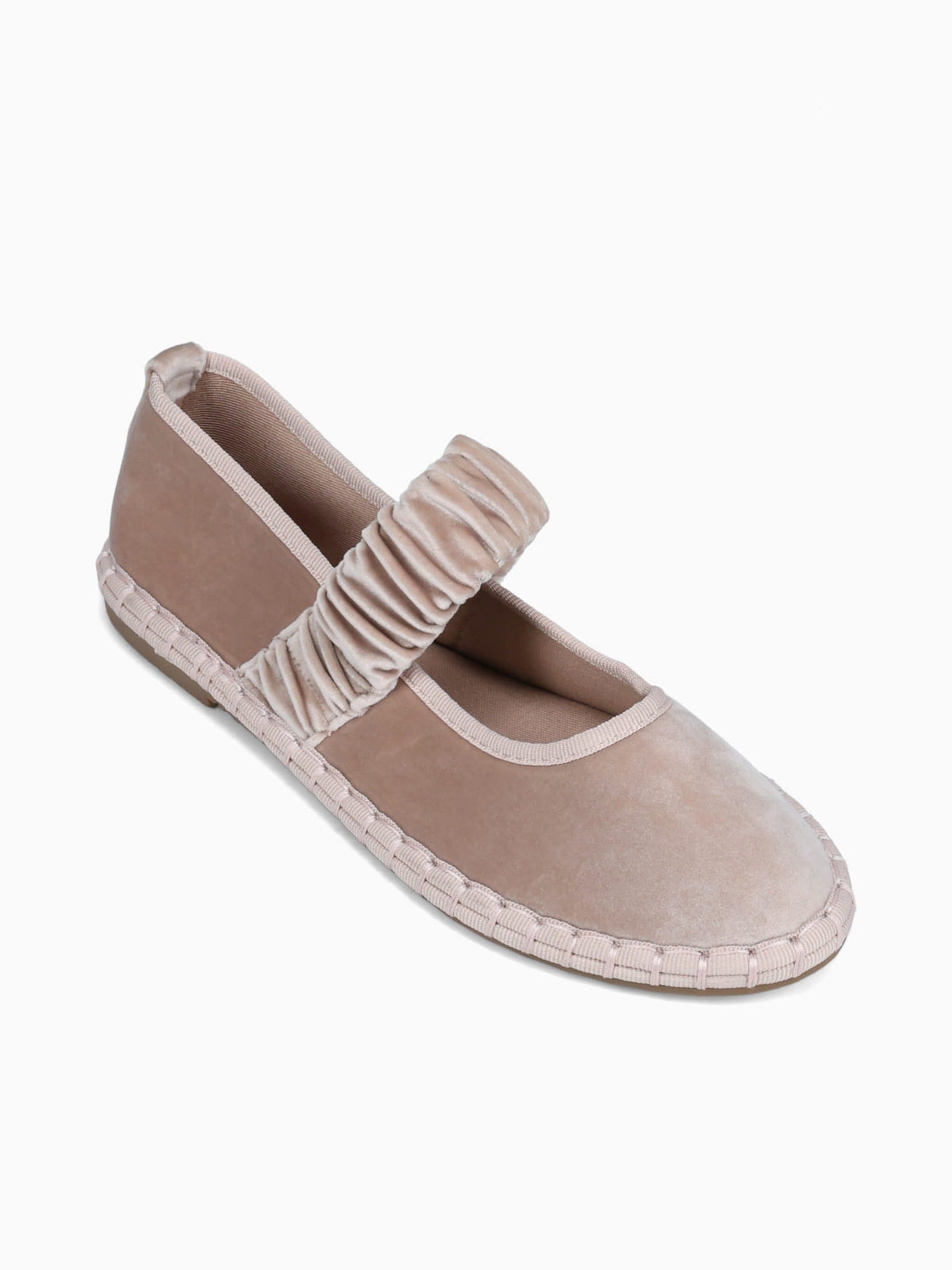 Alexandria Beige Velvet Beige / 5 / M
