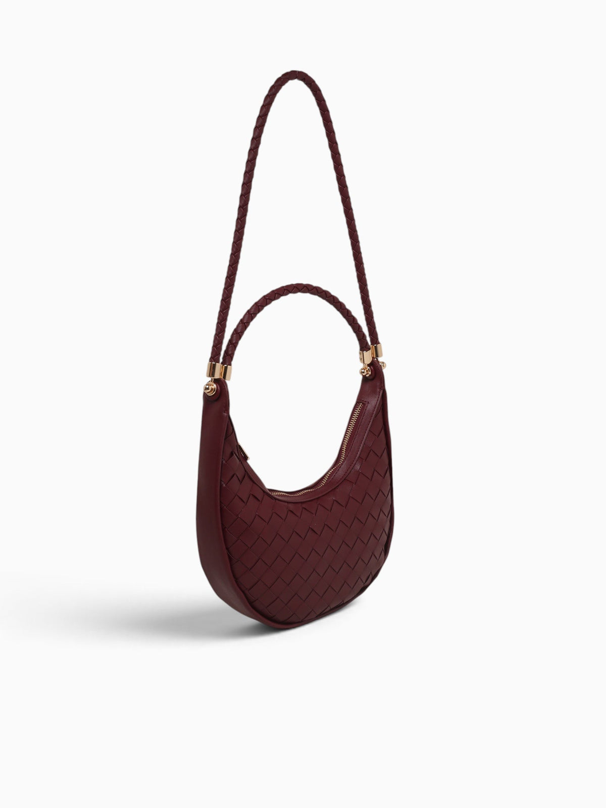 Fey Sml Shoulder Bag Burgundy Dark Red
