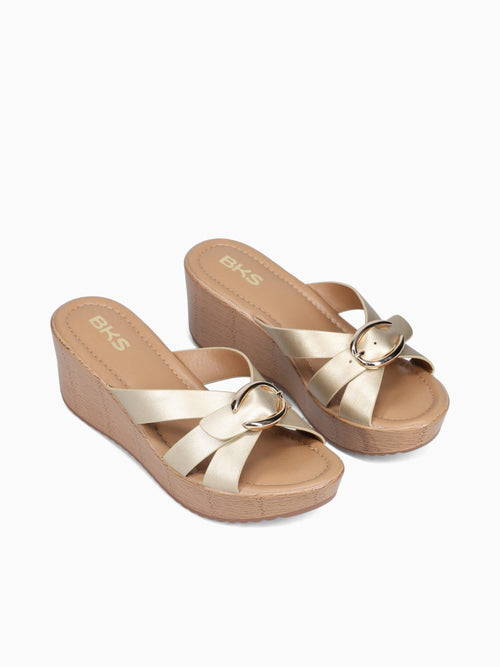 Loravie Gold Metallic Gold / 5 / M