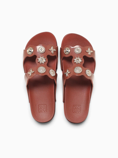 Charms Ad Brown Jelly Off White / 5 / M