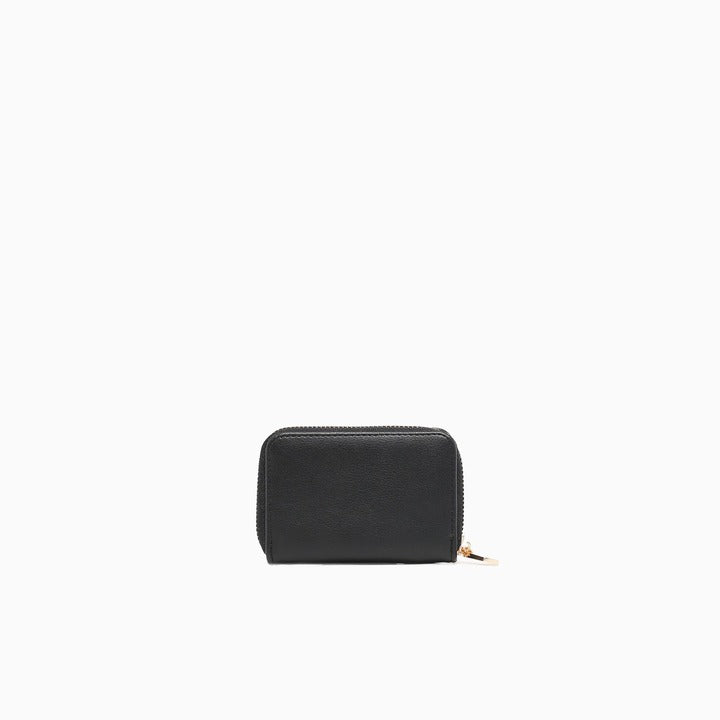 ZIPPED CARD CASE-BLACK