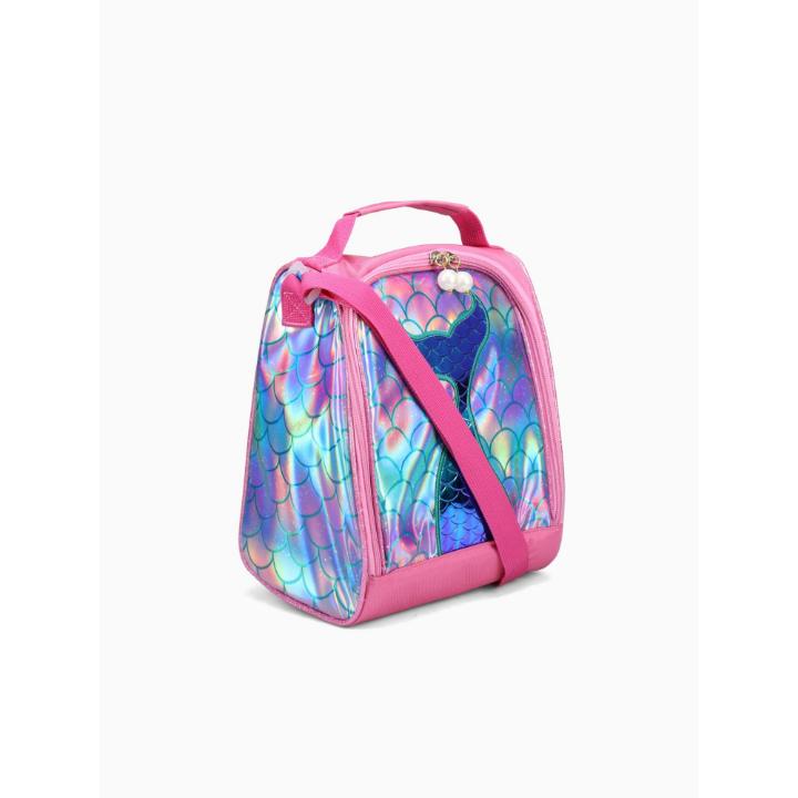 MERMAID LUNCHBAG-PINK MULTI