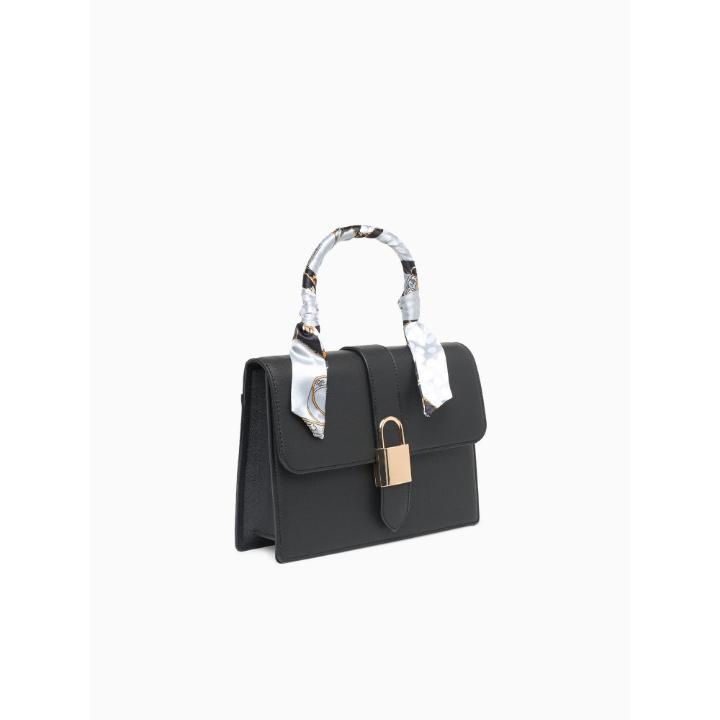 LOCK CROSSBODY-BLACK