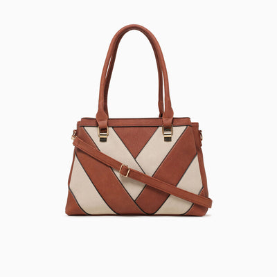 ALESSIA SHOULDER BAG-TAN
