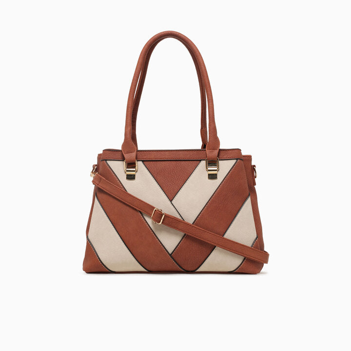 ALESSIA SHOULDER BAG-TAN