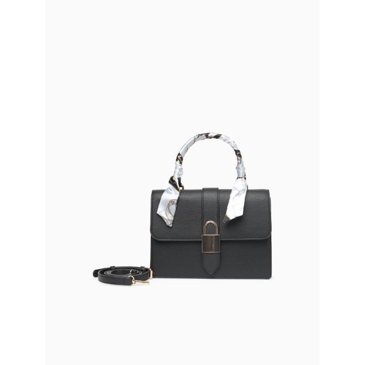 LOCK CROSSBODY-BLACK
