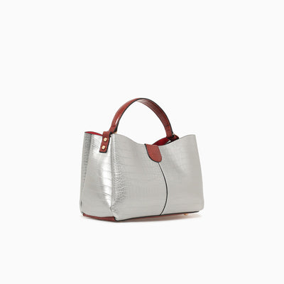 FATIMA TOP HANDLE-SILVER