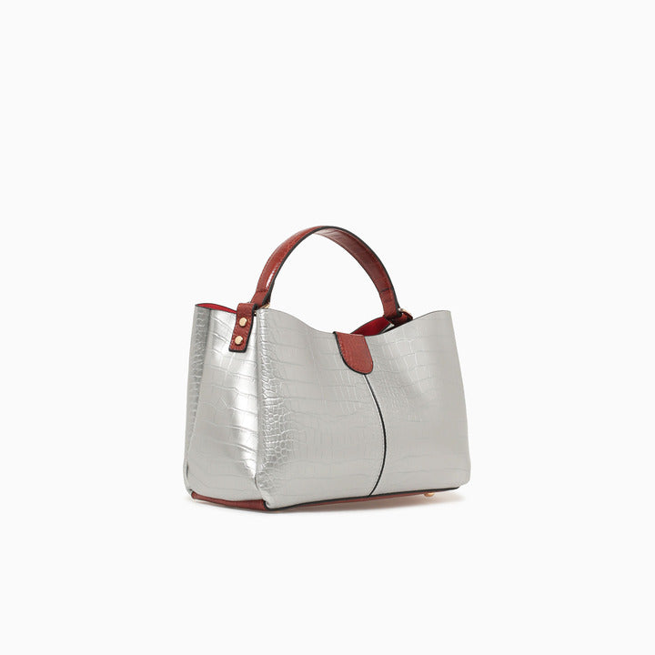 FATIMA TOP HANDLE-SILVER