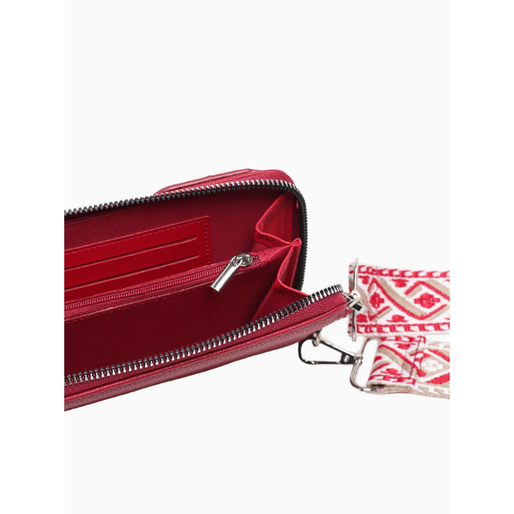 RACHEL WALLET CROSSBODY-RED