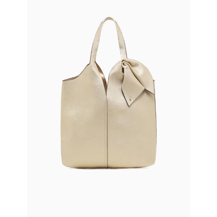 BOW SHOULDER BAG-GOLD