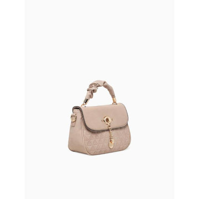 CHARM FLAP CROSSBODY-BEIGE