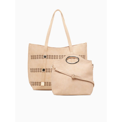 FRANCESCA TOTE-BEIGE