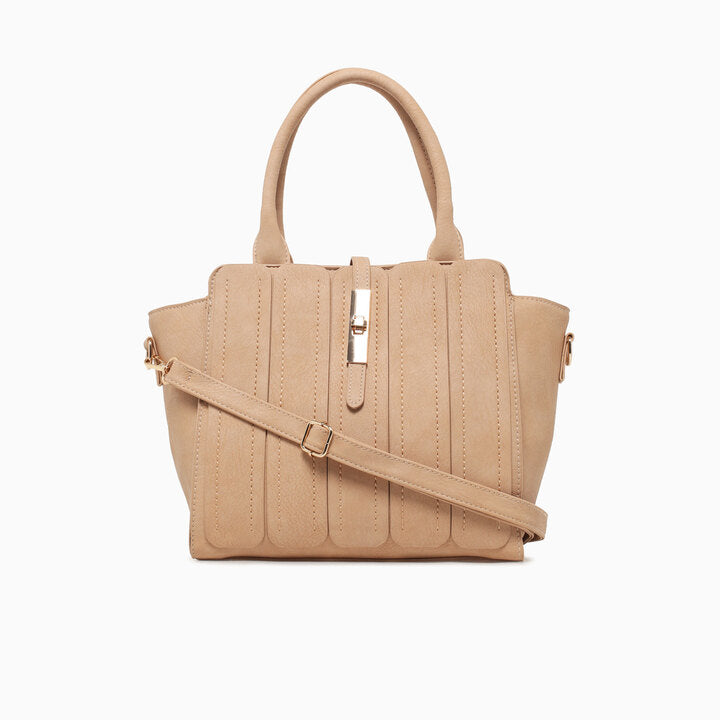 BEATRICE TOP HANDLE-BEIGE