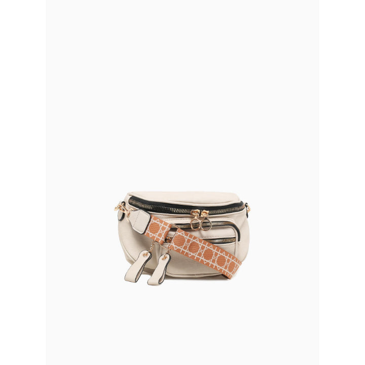 WAIST CROSSBAG-OFF WHITE