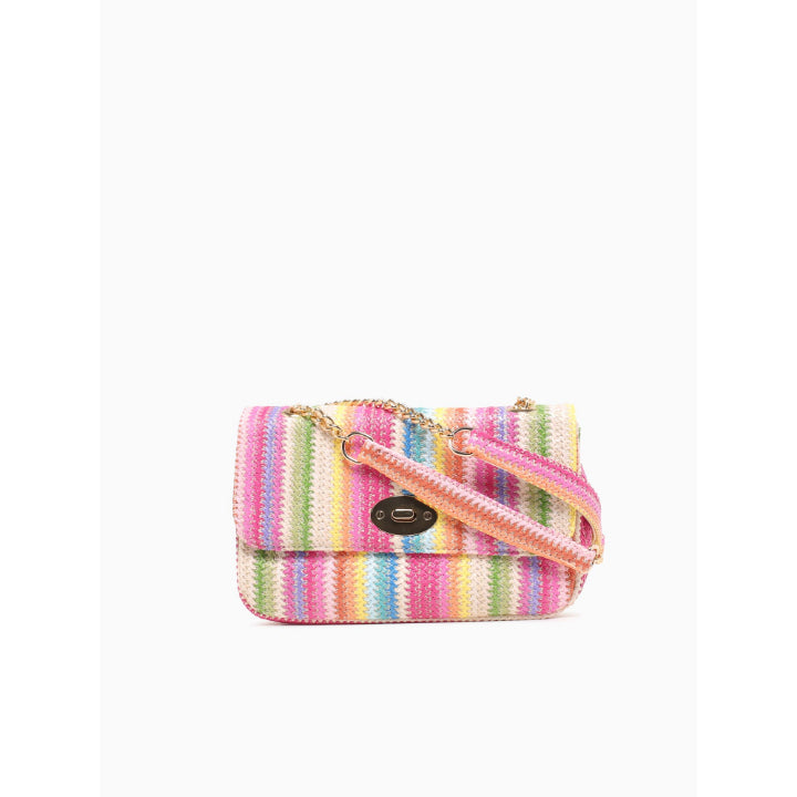 TROPICAL CROSSBODY-PINK MULTI