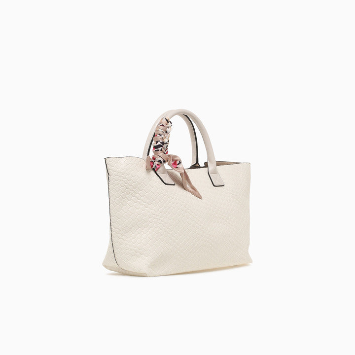 FELICITY TOTE-OFF WHITE