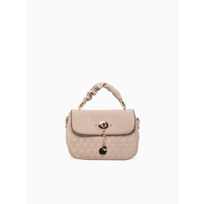 CHARM FLAP CROSSBODY-BEIGE